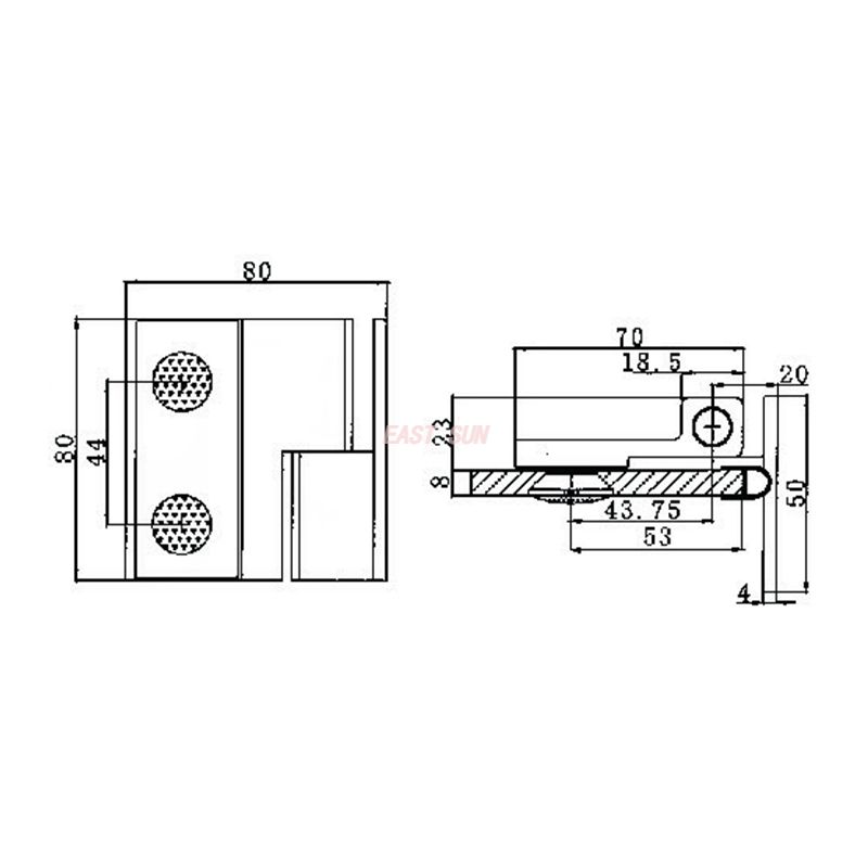 починить петлю душевой двери