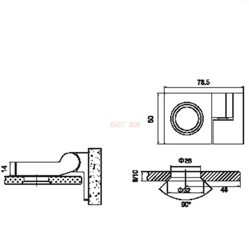 Складные петли для душа