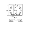 RSH-402L-Петли латунные самоподъемные