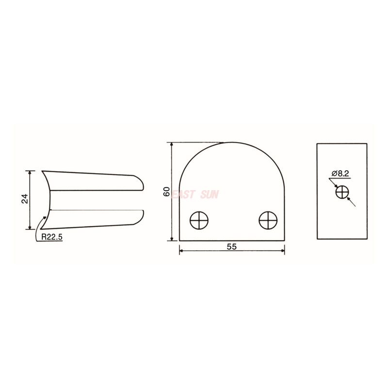 GBF-074R-Фитинги для перил