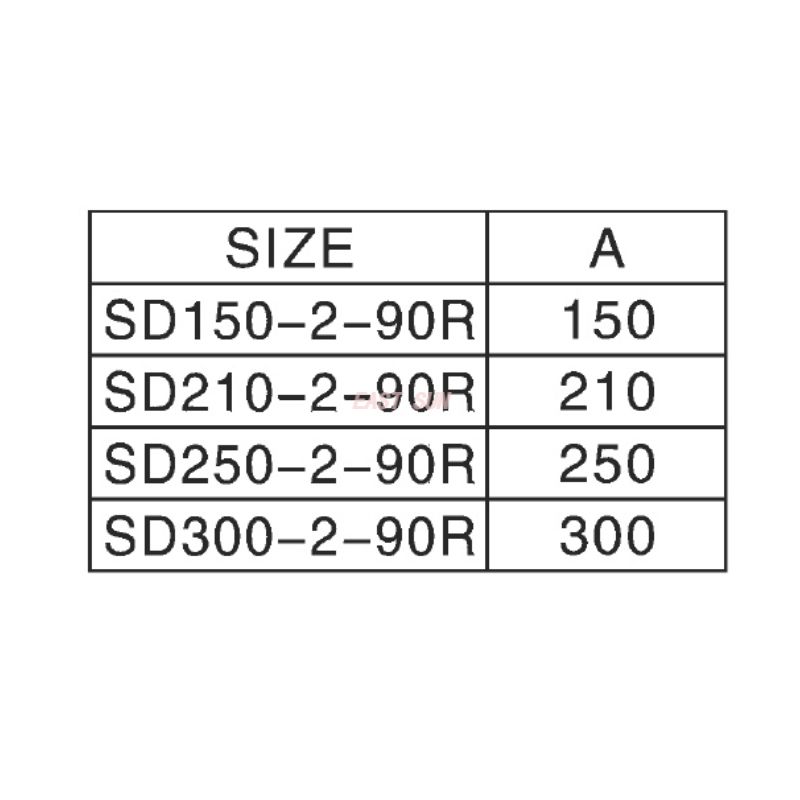SD-150-2-90R-Паук Фитинг