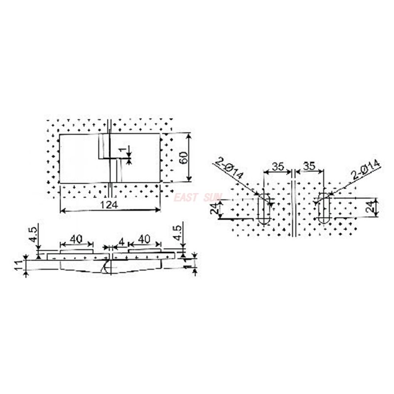 петли для душевых дверей стекло-стекло