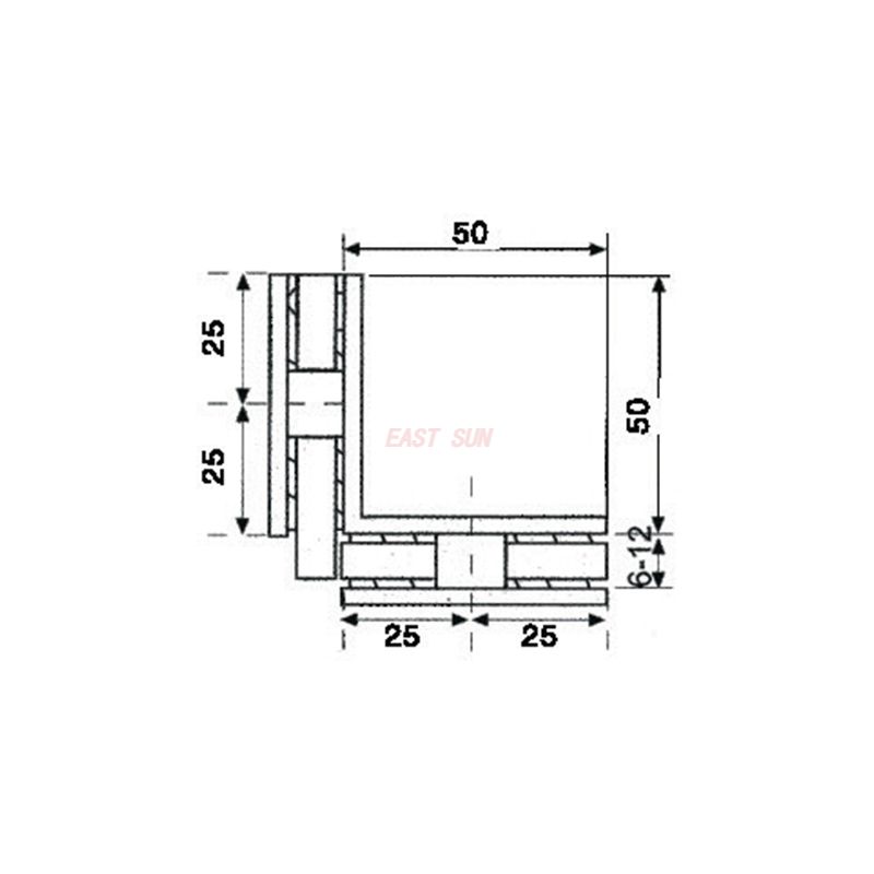 ESH-615-Петли латунные самоподъемные