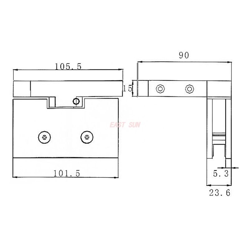 петли шкафа для стеклянных дверей
