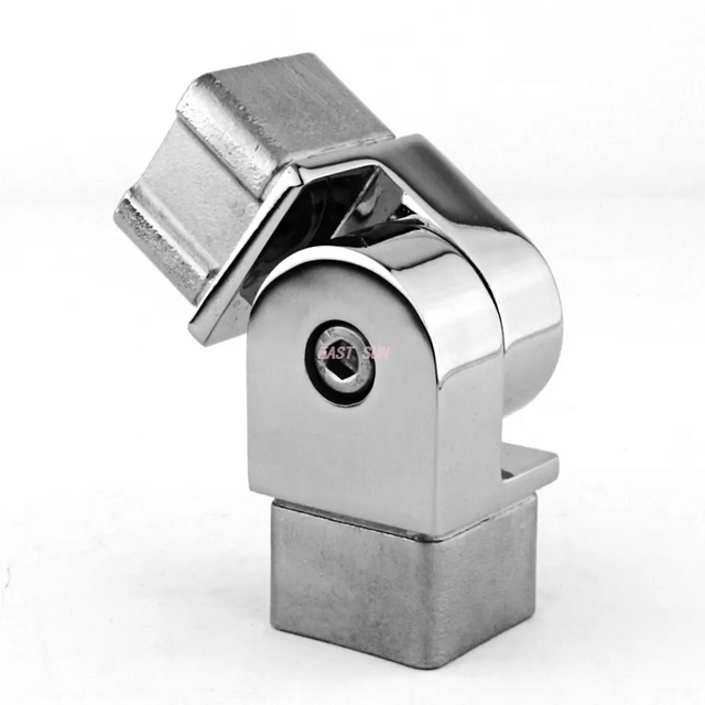 Зеркальное литье, перила для балкона, круглые соединители для перил из нержавеющей стали с квадратной трубкой 304