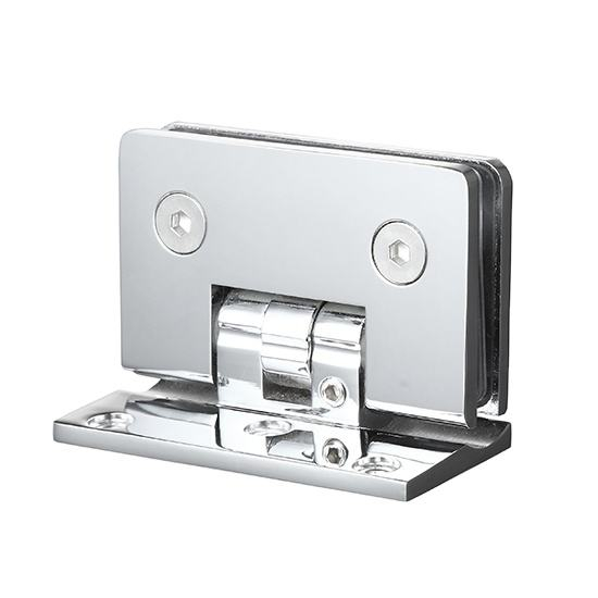 Регулируемая петля для душевой двери под углом 90 градусов от стены до стекла для стекла толщиной 1/2–3/8 дюйма