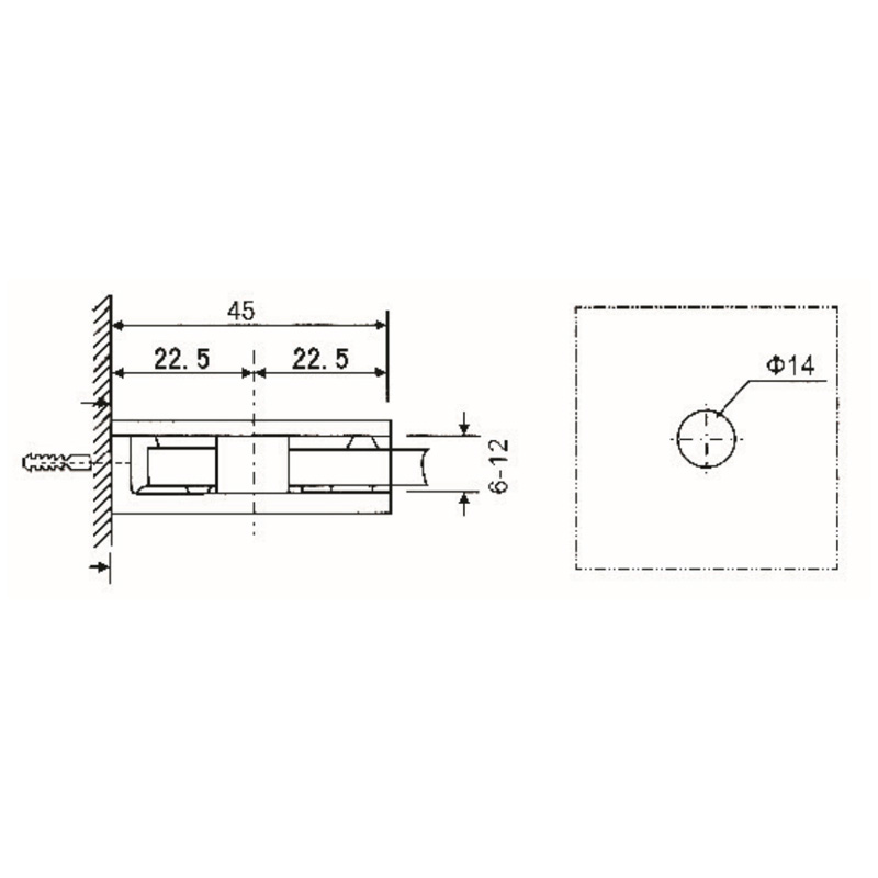 GBF-811S-Зажимы для стекла