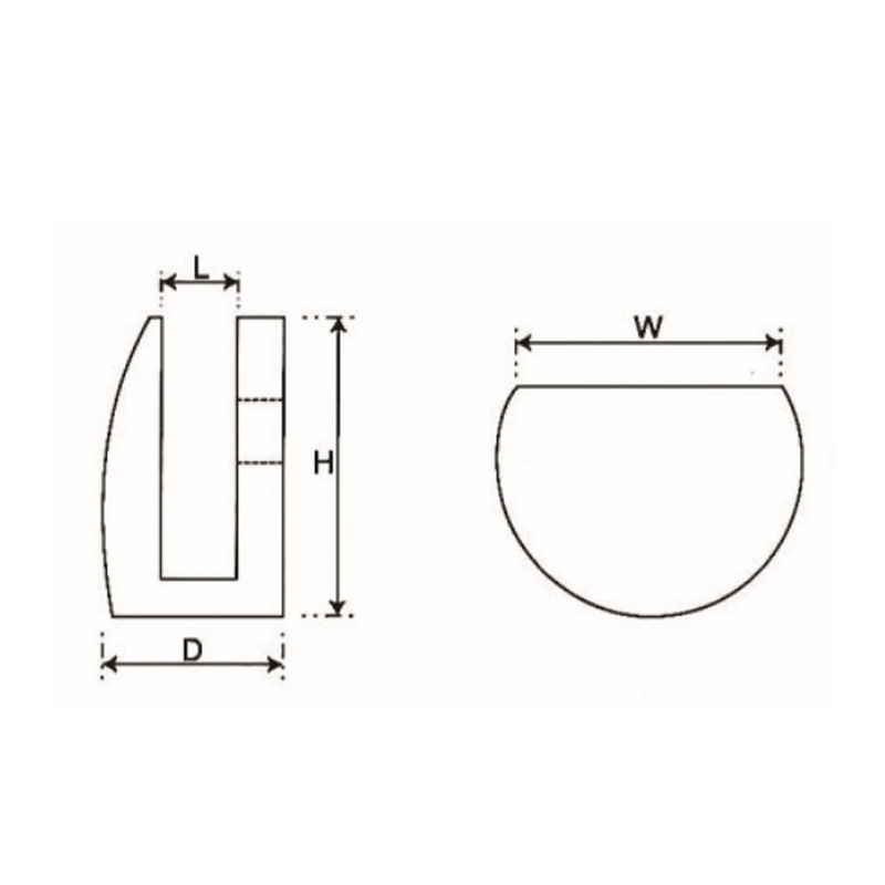 GBF-873-Зажимы для стекла