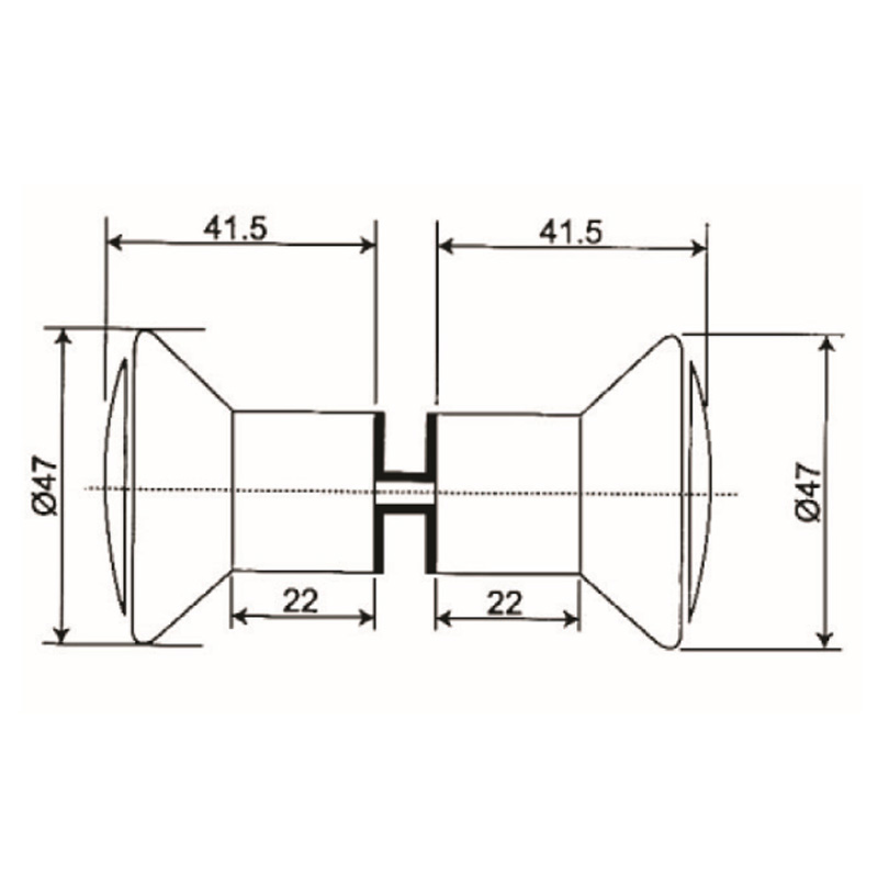 ГДК-17- ручка для душевой кабины