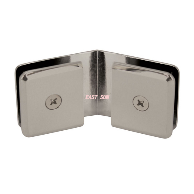 Зажим стекло-стекло со скошенной кромкой под углом 135 градусов