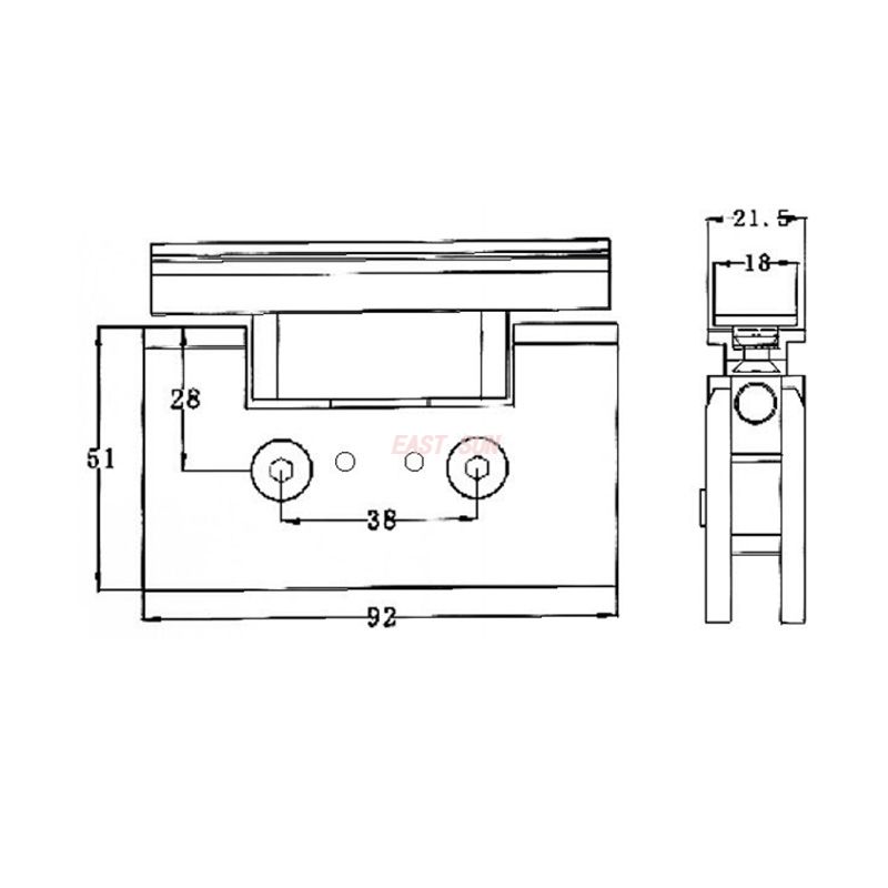 стеклянные петли для душевой двери