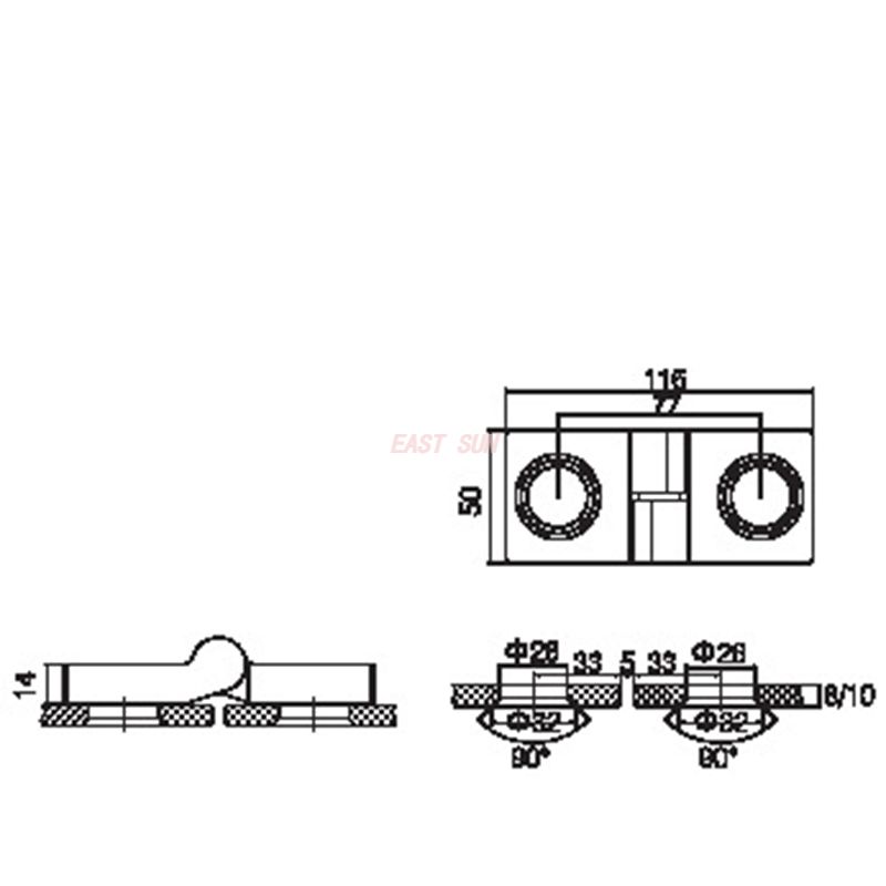 Складные петли для душа