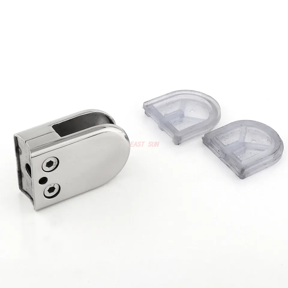 Аксессуары для крепления перил из нержавеющей стали 304, зажим для крепления стекла Inox, бескаркасный зажим из нержавеющей стали для лестницы, стеклянный зажим