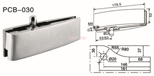 Накладная фурнитура поворотная дверь Dorma PCB-030