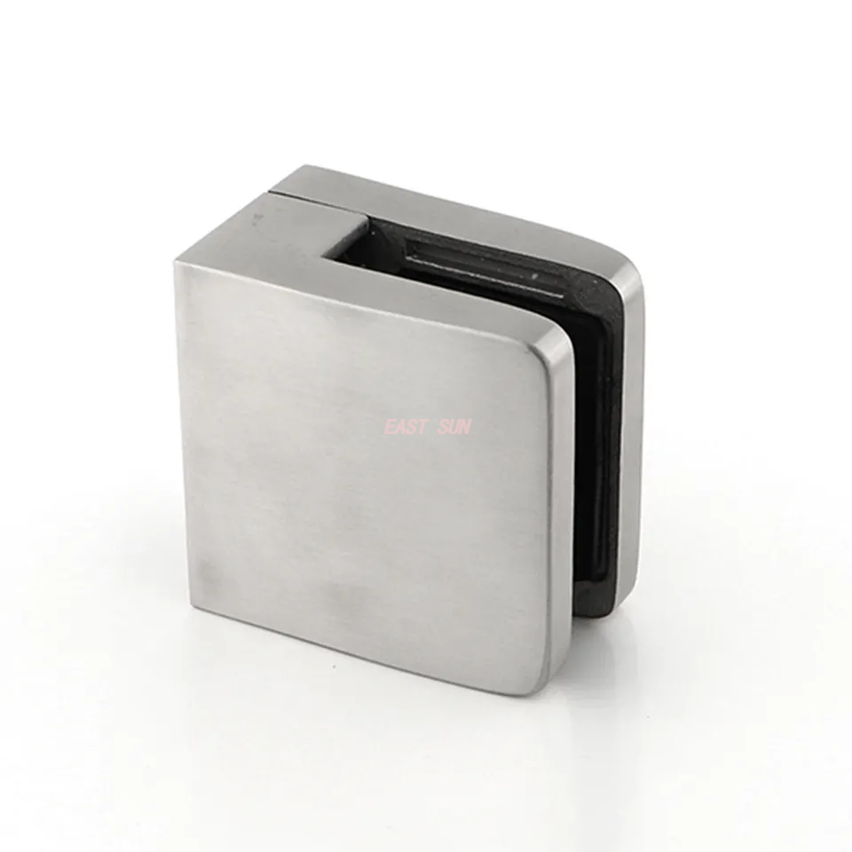 Ограждение для балкона, бассейна, перила, лестница, патрубок для крепления стекла, 304, 316, кронштейн для перил, стеклянный кронштейн, зажим для стекла из нержавеющей стали