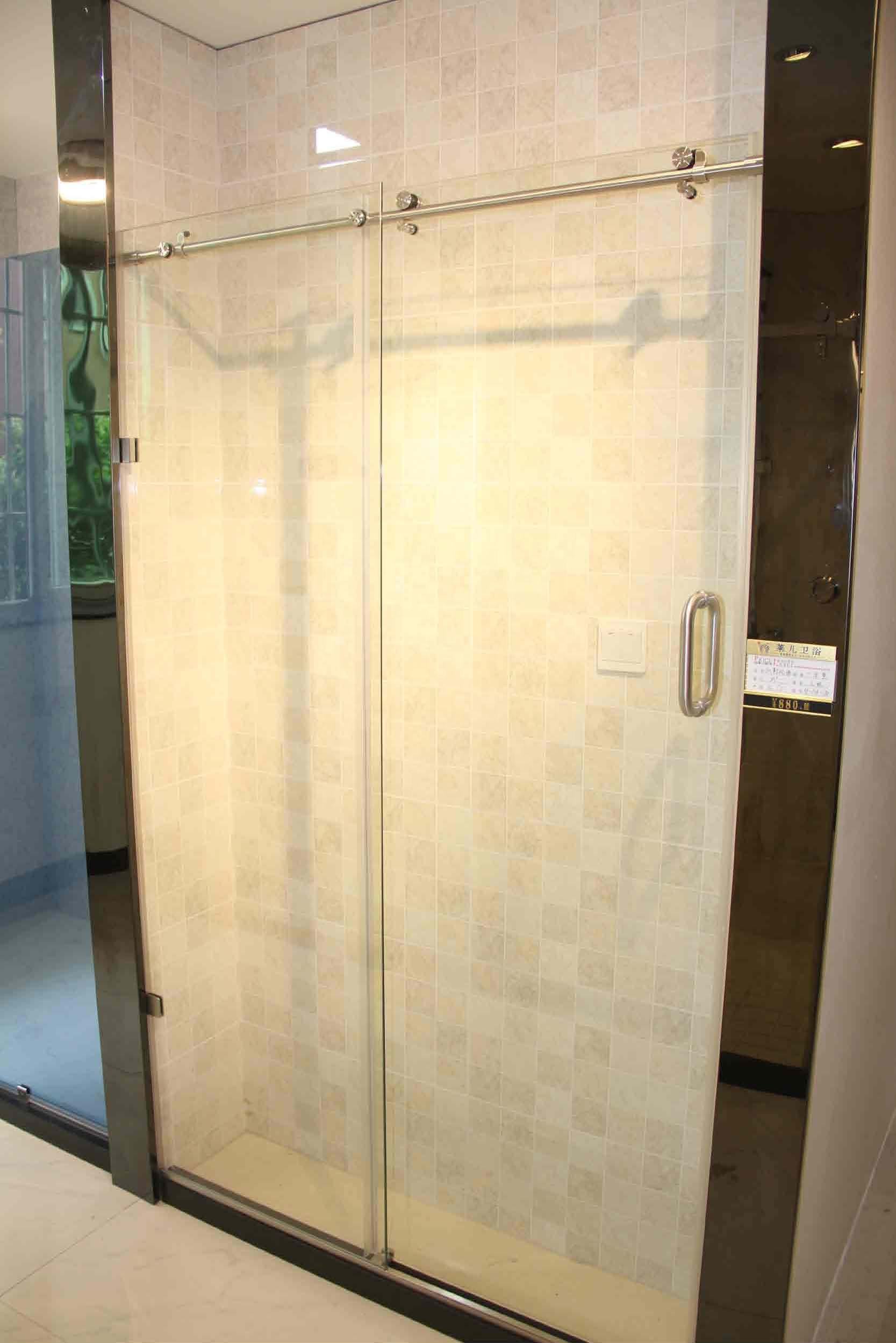 Современная дверь, дизайн ванной комнаты, стеклянная дверь, простая душевая кабина, ванная комната