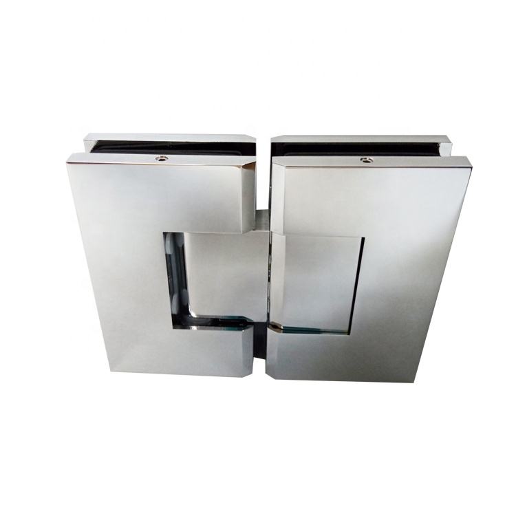 Регулируемая петля для душевой двери под углом 90 градусов от стены до стекла для стекла толщиной 1/2–3/8 дюйма 