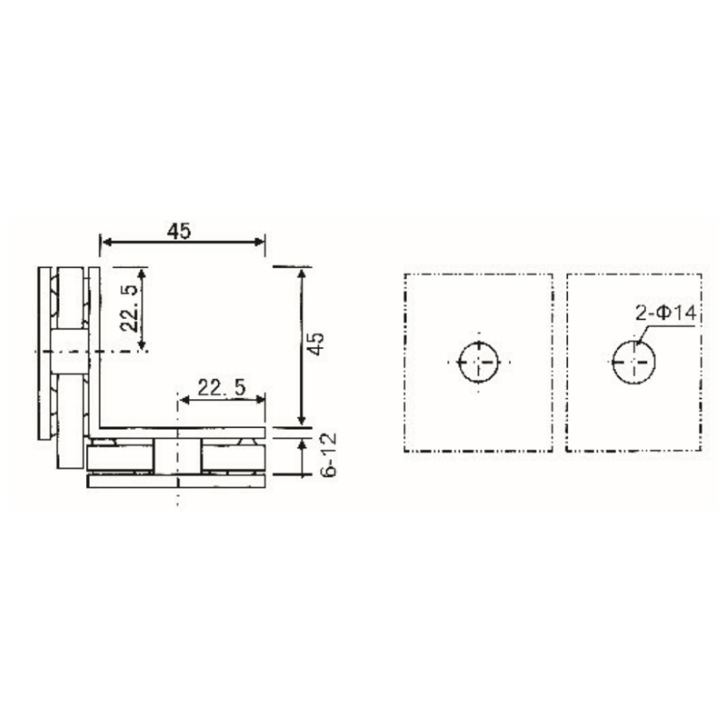 GBF-812-Зажимы для стекла
